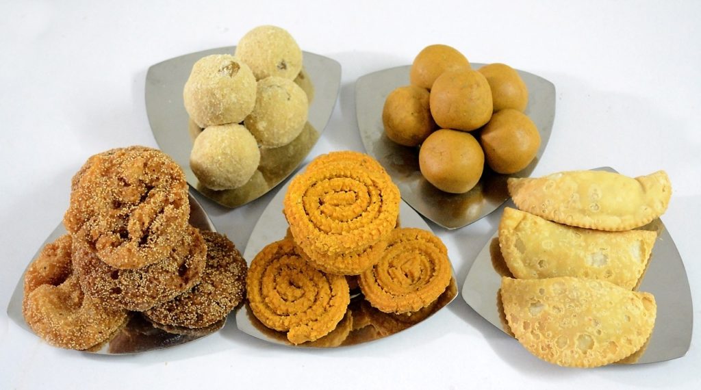 diwali festival snacks and sweets