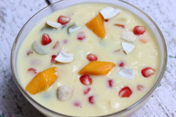 fruit custard recipe