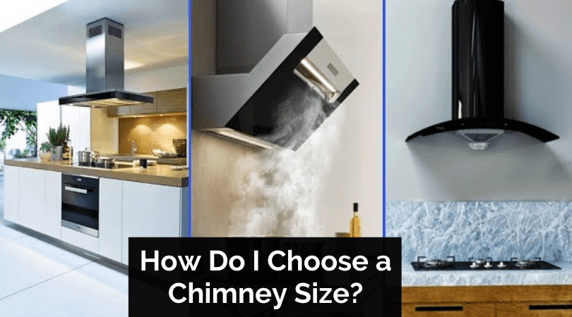 size of chimney in kitchen